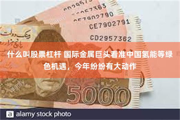 什么叫股票杠杆 国际金属巨头看准中国氢能等绿色机遇，今年纷纷有大动作