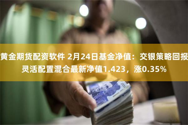 黄金期货配资软件 2月24日基金净值：交银策略回报灵活配置混合最新净值1.423，涨0.35%